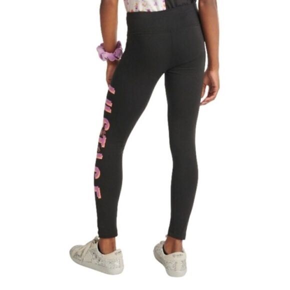 JUSTICE GIRLS SHORT SLEEVE Tie Dye Tee T-Shirts & Leggings 3pc Set Size L 12/14 - Picture 10 of 11